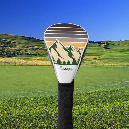 Sonnenuntergang im grünen Wald, individuell einste Golf Headcover