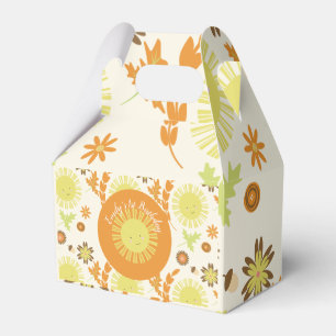 Sonnenuntergang im Herbst Geburtstagsfeier Geschenkschachtel