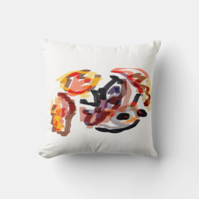 Sonnenuntergang im Herbst Igel Kissen (Vorderseite)