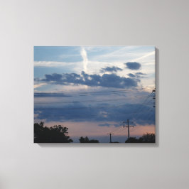 Sonnenuntergang im Mittleren Westen Leinwanddruck