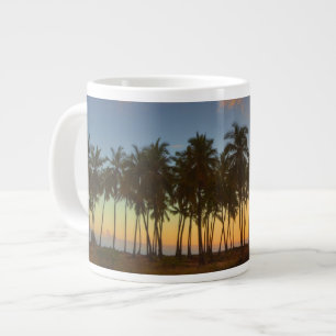 Sonnenuntergang im National Historic Park Pu'uhonu Jumbo-Tasse