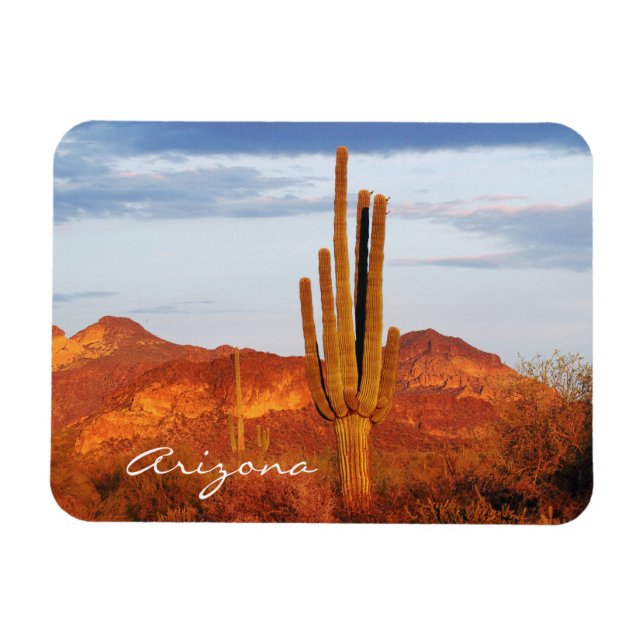 Sonnenuntergang im Osttal Arizona Magnet (Horizontal)