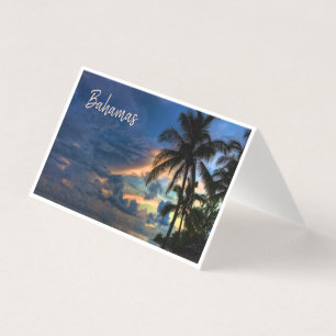 Sonnenuntergang im Paradies der Bahamas