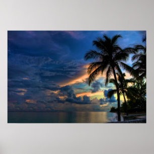 Sonnenuntergang im Paradies Poster