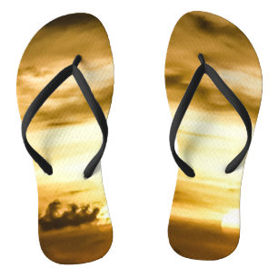 Sonnenuntergang im Pazifik Flip Flops