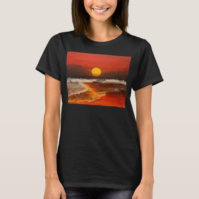 Sonnenuntergang im Pazifik, von Gary Poling T-Shirt (Vorderseite)