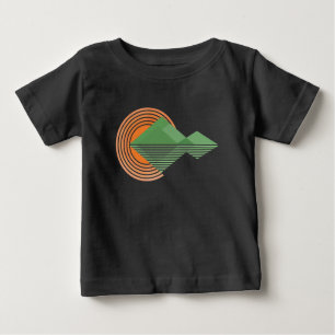 Sonnenuntergang im Tal Baby T-shirt