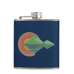 Sonnenuntergang im Tal Flachmann