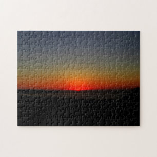 Sonnenuntergang im Wasser Puzzle