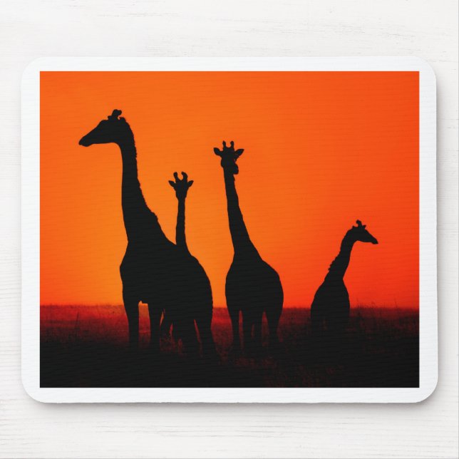 Sonnenuntergang in Afrika Mousepad (Vorne)