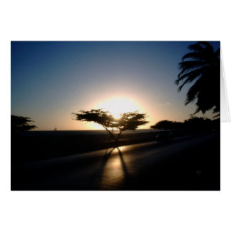 Sonnenuntergang in Aruba