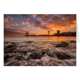 Sonnenuntergang in Barcelona