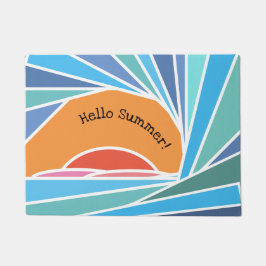 Sonnenuntergang in Barrel Wave Fußmatte