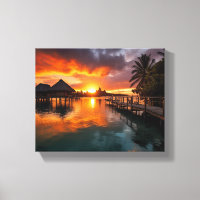 Sonnenuntergang in Bora Bora