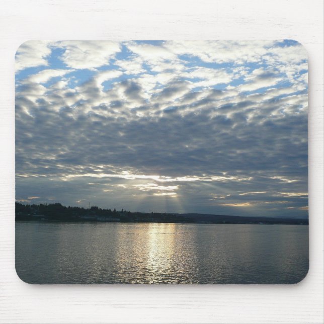 Sonnenuntergang in British Columbia Canadian Seasc Mousepad (Vorne)