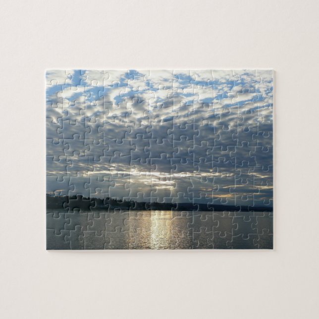Sonnenuntergang in British Columbia Canadian Seasc Puzzle (Horizontal)