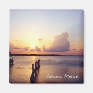 Sonnenuntergang in Cancun Magnet