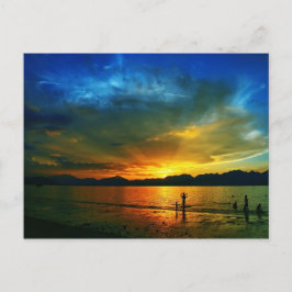 Sonnenuntergang in Da Nang Postkarte