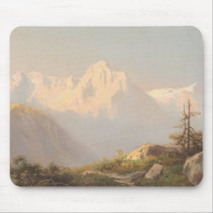 Sonnenuntergang in den Bergen - Carl Lafite Mousepad