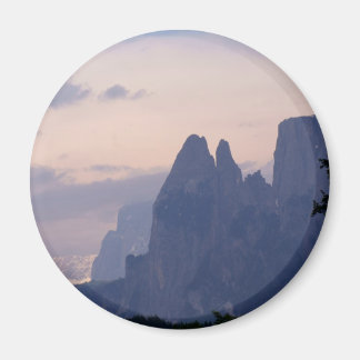Sonnenuntergang in den Dolomiten Magnet