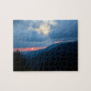 Sonnenuntergang in den Smoky-Bergen - 8x10 Puzzle