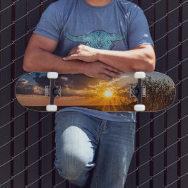 Sonnenuntergang in der Kalahari-Wüste, Namibia Skateboard