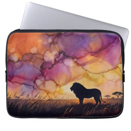 Sonnenuntergang in der Savanne Laptopschutzhülle