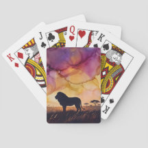 Sonnenuntergang in der Savanne