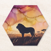 Sonnenuntergang in der Savanne