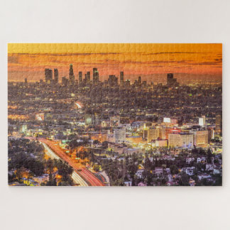 Sonnenuntergang in der Stadt der Engel Puzzle