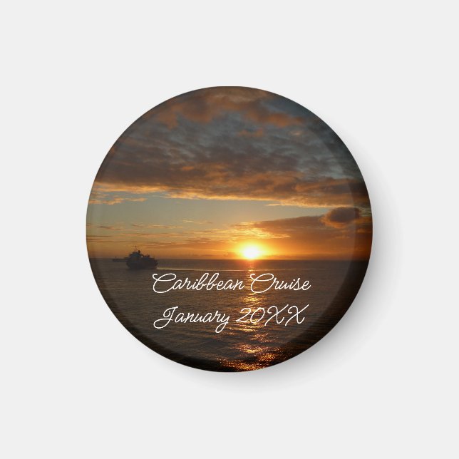 Sonnenuntergang in der tropischen Seenlandschaft S Magnet (Vorne)