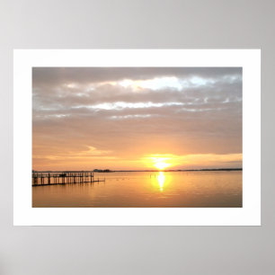 Sonnenuntergang in Dunedin, Florida Poster