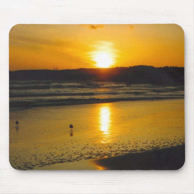 Sonnenuntergang in EL Granada, CA Mousepad (Vorne)