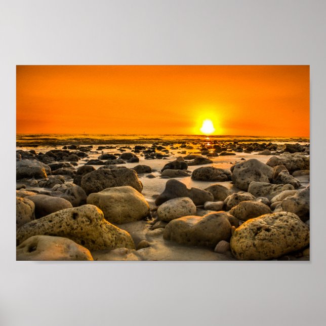 Sonnenuntergang in Florida Poster (Vorne)