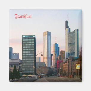 Sonnenuntergang in Frankfurt Magnet