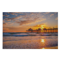 Sonnenuntergang in Huntington Beach