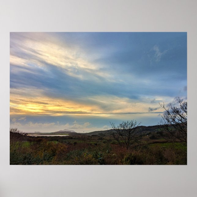 Sonnenuntergang in Irland 17 Poster (Vorne)