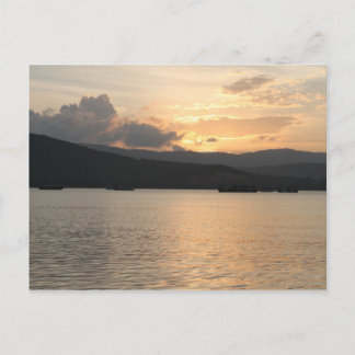 Sonnenuntergang in Koh Samui Postkarte