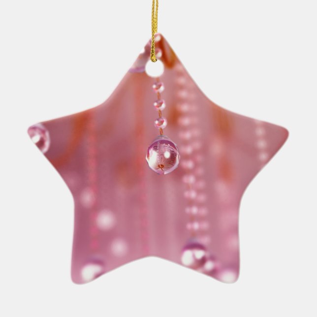 Sonnenuntergang in Kristallschmuck Keramikornament (Vorne)