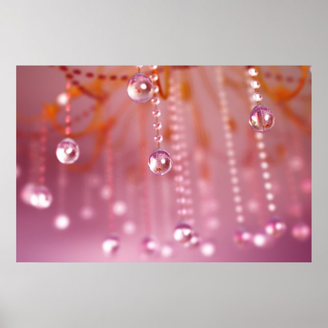 Sonnenuntergang in Kristallschrift Poster (Vorne)