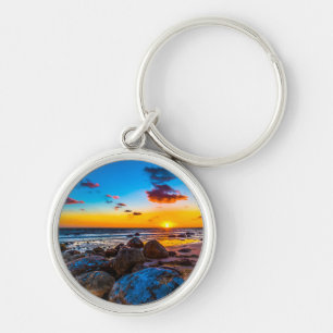 Sonnenuntergang in Meer Schlüsselanhänger