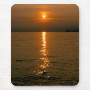 Sonnenuntergang in Montreux Mauspad