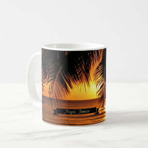 Sonnenuntergang in Negril, Jamaika Kaffeetasse