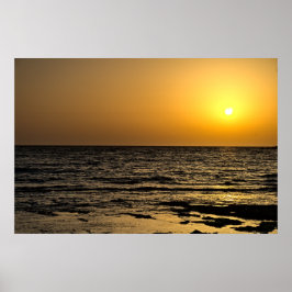 Sonnenuntergang in Paphos, Zypern (2485) Poster
