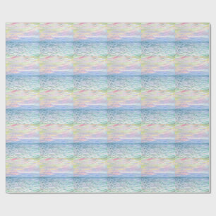 Sonnenuntergang in Pourville von Claude Monet, Geschenkpapier