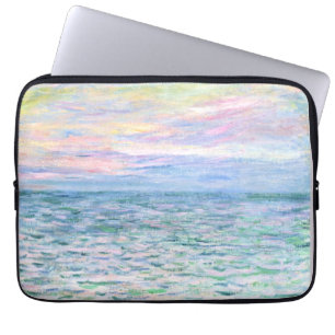 Sonnenuntergang in Pourville von Claude Monet, Laptopschutzhülle
