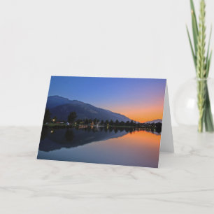 Sonnenuntergang in Salzburg Uttendorf Karte