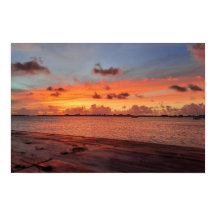 Sonnenuntergang in Simpson Bay