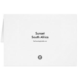 Sonnenuntergang in Südafrika