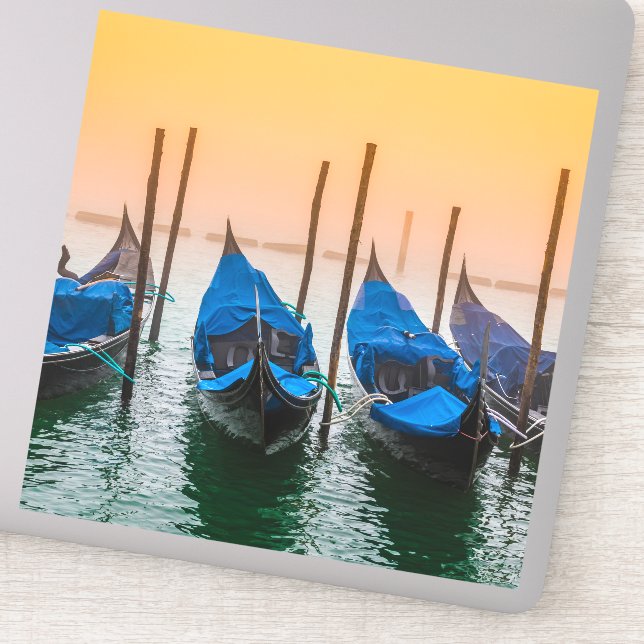 Sonnenuntergang in Venedig Aufkleber (Detail)
